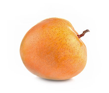 Alphonso Yellow Mango Fruit Isolated Whith Background