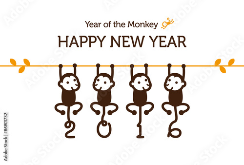 申年 干支の年賀状イラスト Buy This Stock Vector And Explore Similar Vectors At Adobe Stock Adobe Stock