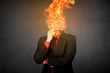 © Leo Lintang - Fire Head Business Man