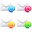 © piaskun_ - Zestaw kolorowych ikon wiadomości e-mail