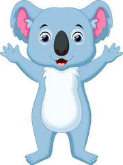 Wall Mural - Cute koala cartoon