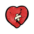 cartoon broken heart