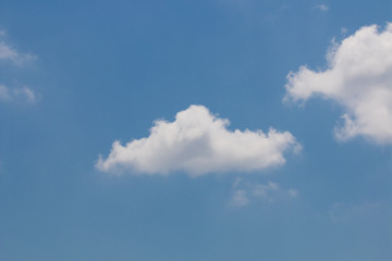 White cloud on sky