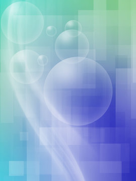 Green and Blue Abstract Background