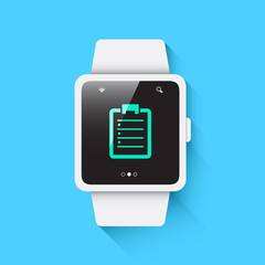 Wall Mural - Smart Watch Checklist Icon