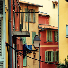 Canvas Print - Old town of Nice, Cote d'Azur, France