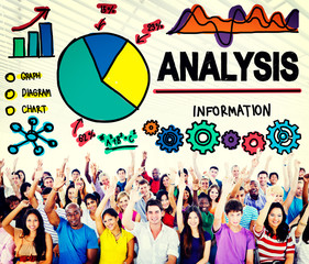 Wall Mural - Analysis Analytics Analyze Data Information Statistics Concept