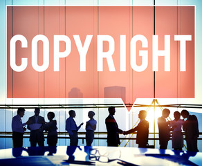 Canvas Print - Copyright Trademark Identity Owner Legal Concept