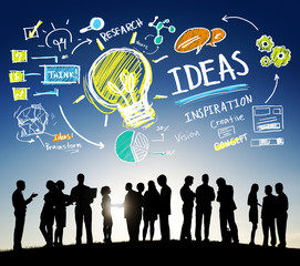 Poster - Ideas Innovation Creativity Knowledge Inspiration Vision Concept