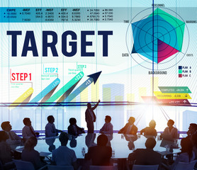 Canvas Print - Target Achievement Goal Success Aspiration Concept