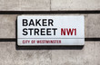 Baker Street Sign in London
