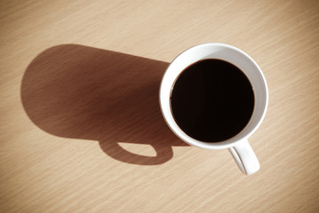 Fotoroleta expresso cappucino kawiarnia kawa retro