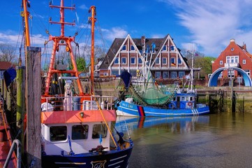 Poster - Neuharlingersiel Hafen - Neuharlingersiel harbour 03