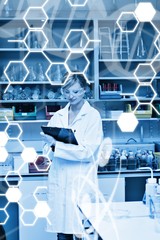 composite image of science graphic
