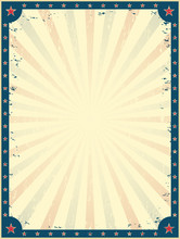 Vintage Circus Poster Template.