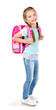 © svetamart - Portrait of smiling schoolgirl with backpack