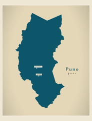 Modern Map - Puno PE