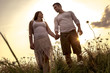 © Louis-Paul Photo - Young couple in love outdoor at the sunset