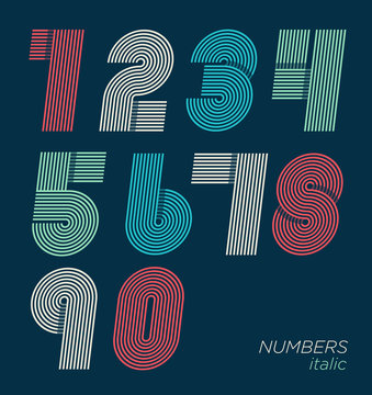 Retro fun numbers