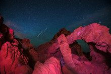 Valley Of Fire At Night