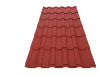 Roof Tile Isolated On The White