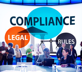 Canvas Print - Compliance Legal Rule Compliancy Conformity Concept