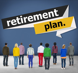 Wall Mural - Retirement Plan Retirement Planning Pension Concept