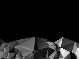 Wall Mural - abstract triangular background light and shade