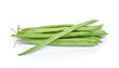 © dasuwan - Fresh green beans on white background