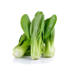 Sticker - Bok choy vegetable on white background