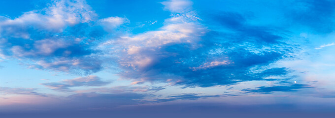 evening sky with clouds