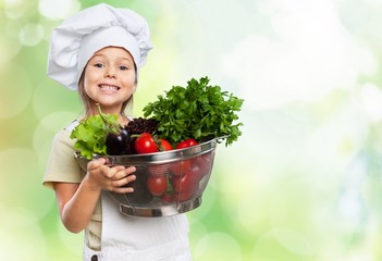 Canvas Print - Child, food, kid.