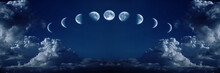 Nine Phases Of The Full Growth Cycle Of The Moon