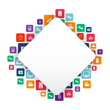 Abstract Creative concept vector empty speech bubbles. For web