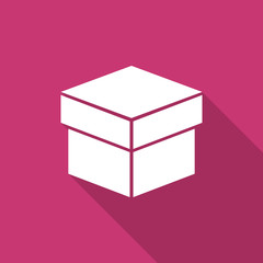 Fototapete - box flat design modern icon