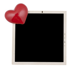 Wall Mural - Photo frame with heart