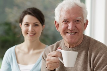 Wall Mural - Portrait of smiling senior