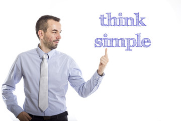 Canvas Print - think simple