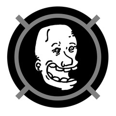 Sticker - Face circle icon