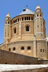 Wall Mural - Dormition abbey on Mount Zion, Jerusalem, Israel