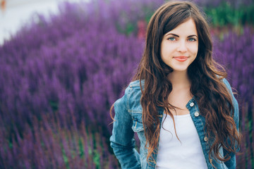 Wall Mural - fashion portrait of a modern girl