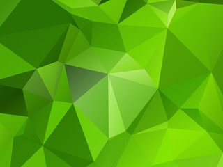 Wall Mural - green triangular triangle abstract background