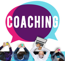 Canvas Print - Coach Coaching Skills Teach Teaching Training Concept
