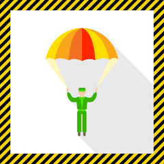 Poster - Parachute icon