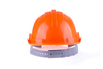 orange safety helmet hard hat, tool protect worker