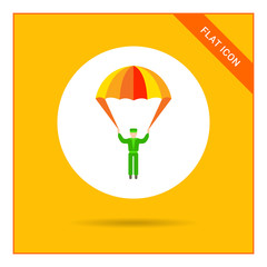 Poster - Parachute icon