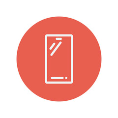 Wall Mural - cellphone thin line icon