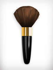 Brush for make up, vector icon