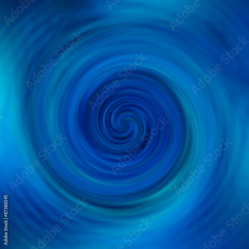 Plakat Tło wir niebieski spirali