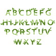 © UVAconcept - Illustration eco alphabet. Vector